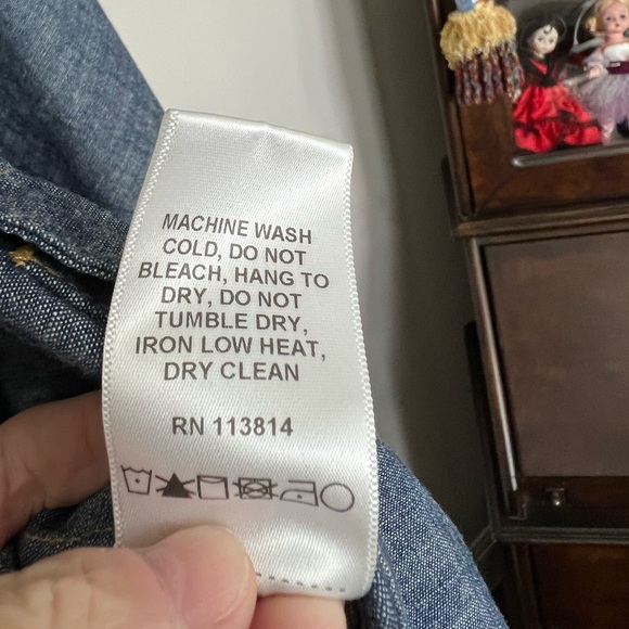 Billy Reid Chambray Jumpsuit size S - Picture 15 of 16